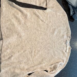 Madewell Light Tan Crewneck Sweater